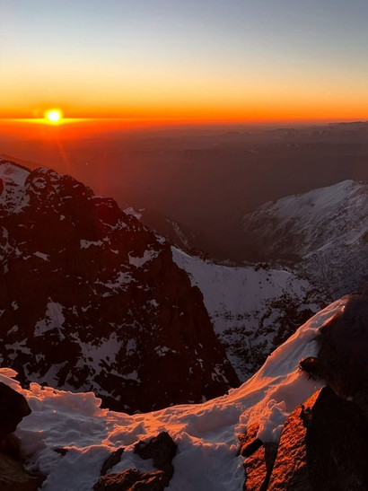 marruecos toubkal vistas pico