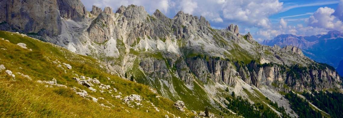 recorrido trekking dolomitas